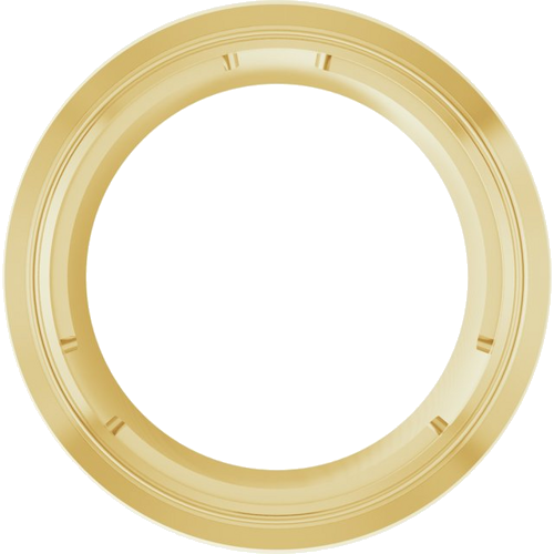 14K Yellow 8 mm Round Slide Pendant Mounting (1)