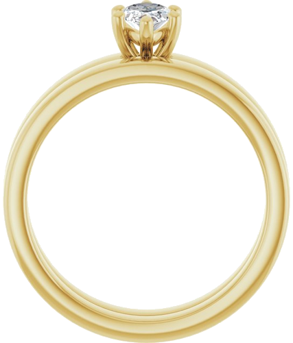 14K Yellow 8x4 mm Marquise Solitaire Engagement Ring Mounting (7)
