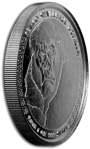 2018 Silverback Gorilla Congo 1 oz silver coin (2)