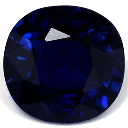 2.38 carat BLUE Cushion Safyras (1)
