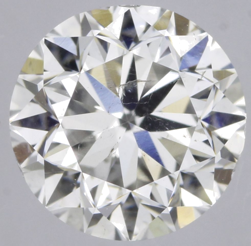 0.9 carat G-SI2 GD cut Natūralus Round Deimantas (1)
