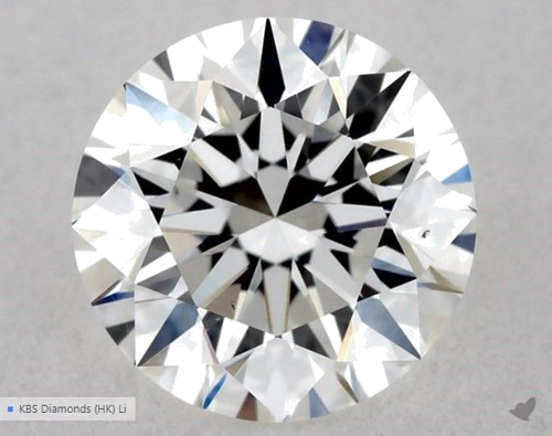 0.56 carat G-VS2 Excellent cut Natūralus Round Deimantas (1)