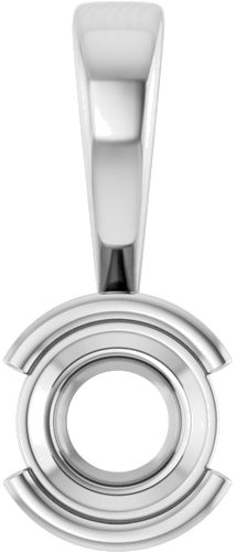 Platinum 5.2 mm Round Pendant Mounting (1)