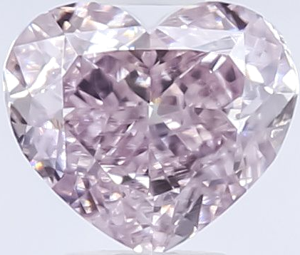 0.5 carat Fancy Purple Purple Pink-VS2 Natūralus Heart Deimantas (1)