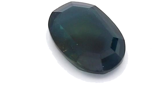 0.95 carat BLUE STEP cut Oval Safyras (1)