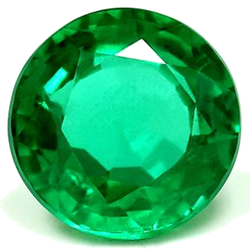 1.62 carat GREEN Round Smaragdas (1)
