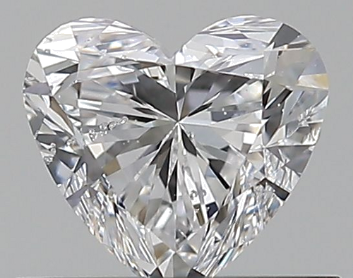0.59 carat D-SI2 Natūralus Heart Deimantas (1)
