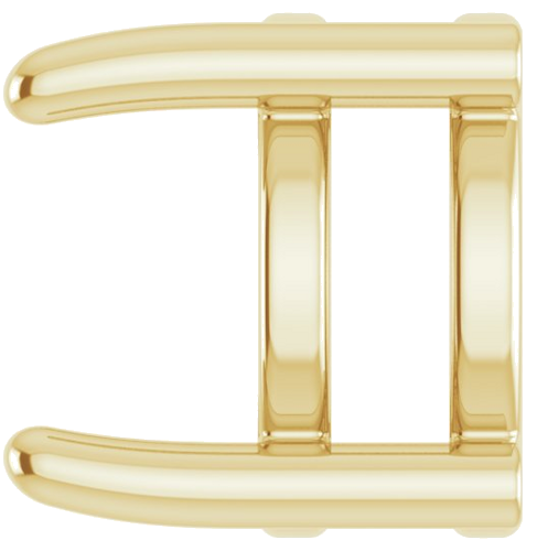 Pakabukas „Round 4-Prong Cabochon“ 585 Geltonojo Aukso Round 6mm (3)