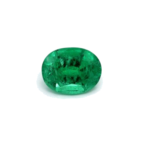1.92 carat GREEN BRILLIANTSTEP cut Oval Smaragdas (1)