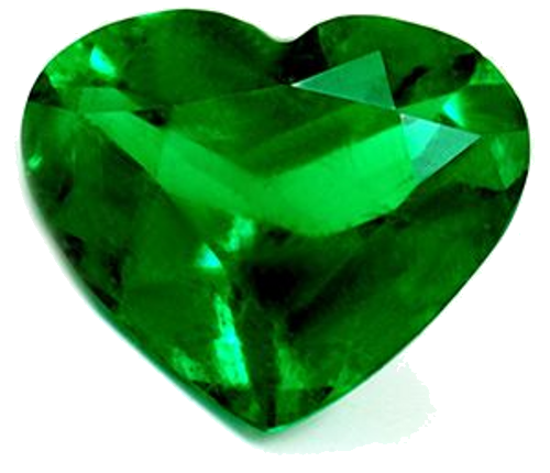 1.42 carat GREEN Heart Smaragdas (1)