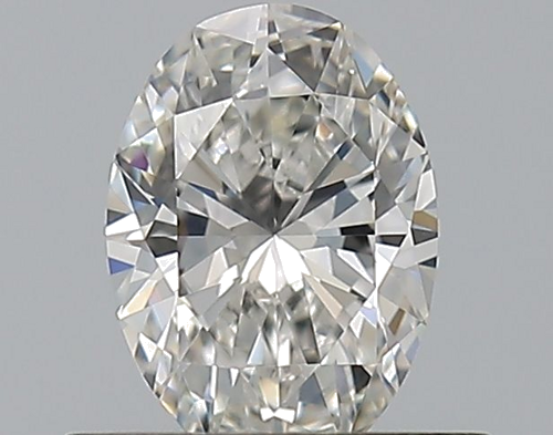 0.5 carat G-VVS1 Natūralus Oval Deimantas (1)