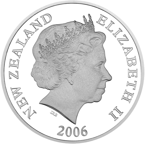 1 oz Kiwi 2006 Naujoji Zelandija sidabrinė moneta! (2)