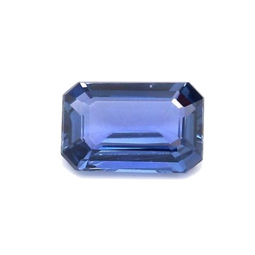 1.4 carat BLUE STEP cut Octagonal Safyras (1)