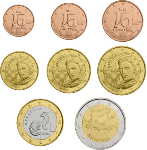Horvātija 2026 Vukovaras eiro monētu BU komplekts (4)
