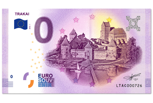 Trakai 0 Euro Souvenir Banknote (1)