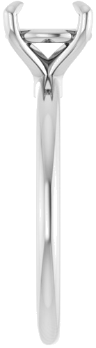 Sužadėtuvių Žiedas 950 Platinos Round 7.4mm (4)