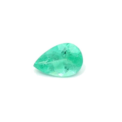 1.11 carat GREEN MODIFIEDBRILLIANT cut Pear Smaragdas (1)