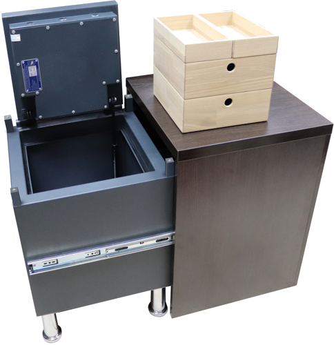 Fire-resistant concealed safe Griffon FSL.45.E (45 kg) (8)