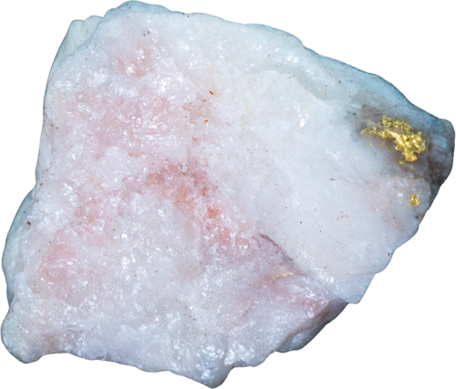 Natural Gold in Rose Quartz Matrix – 5.03 g (Kalgoorlie) (2)