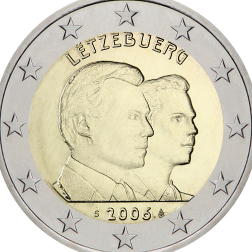 2006 Luxembourg Duke Guillaume birthday 2 euro coin (2)