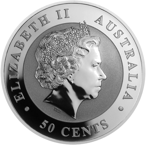 2015 Koala Australija 1/2 oz sidabrinė moneta (2)
