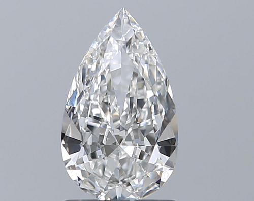 1.01 carat E-VVS2 Natūralus Pear Deimantas (1)