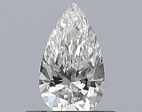 0.4 carat H-VS2 Natūralus Pear Deimantas (1)