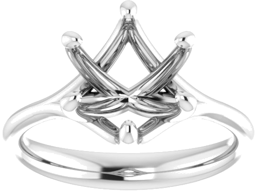 Sužadėtuvių Žiedas „Solitaire“ 950 Platinos Round 9mm (3)