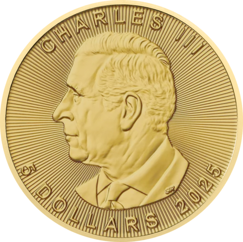 1/10 oz Кленовый лист 2025 Канада Золотая монета (2)