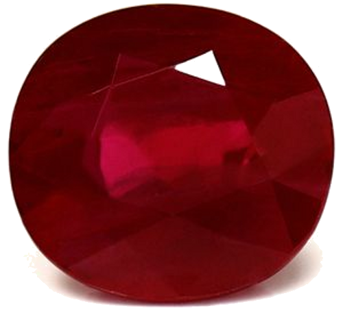 3.12 carat RED Oval Rubinas (1)