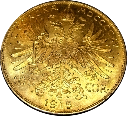100 corona Austria 1915 Franz Joseph I gold coin (3)