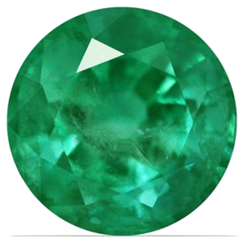 4.19 carat GREEN Round Smaragdas (1)
