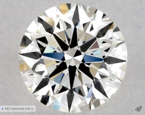 0.4 carat H-VS1 Excellent cut Natūralus Round Deimantas (1)