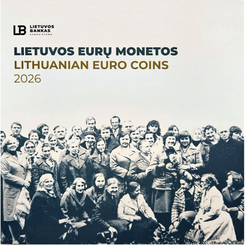 2026 Литва Резистентна съпротива BU комплект евро монети (1)