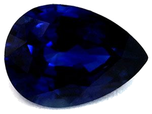 0.93 carat BLUE Pear Safyras (1)