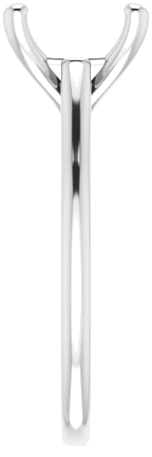 Sužadėtuvių Žiedas „Solitaire“ 585 Baltojo Aukso Cushion 9mm (4)