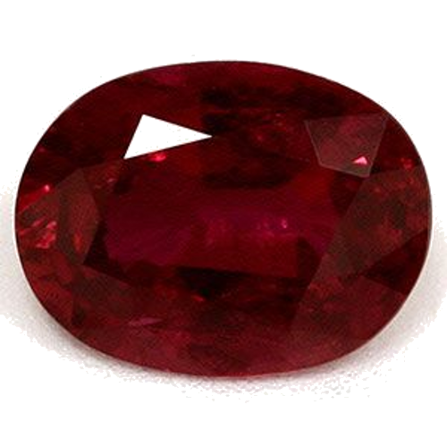 1.02 carat RED Oval Rubinas (1)