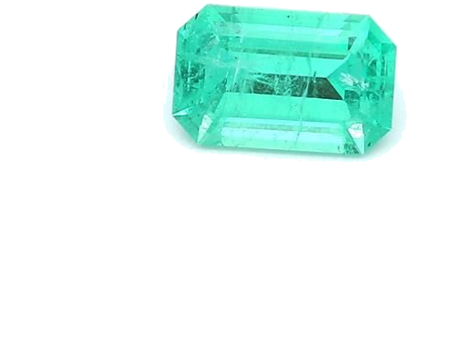 1.5699999999999998 carat GREEN STEP cut Octagonal Smaragdas (1)