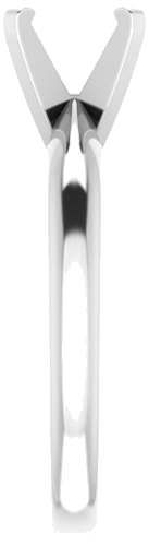 Sužadėtuvių Žiedas „Solitaire“ 585 Baltojo Aukso Round 7mm (4)