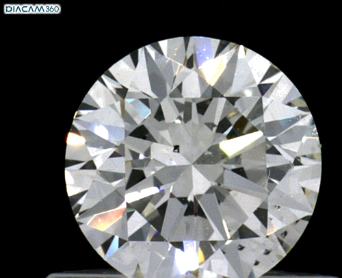 0.53 carat H-SI1 Excellent cut Natūralus Round Deimantas (1)