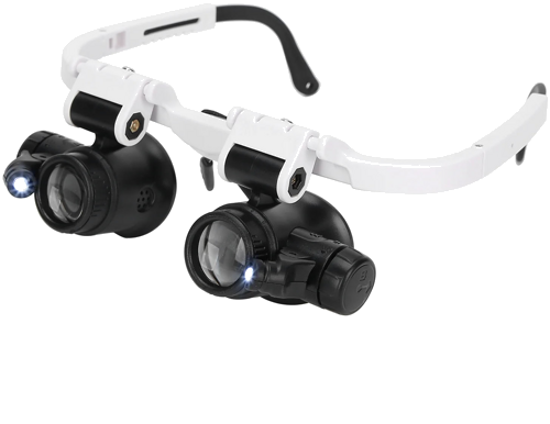 Binocular Magnifying Glasses with LED Lighting 8x 15x 23x (2)