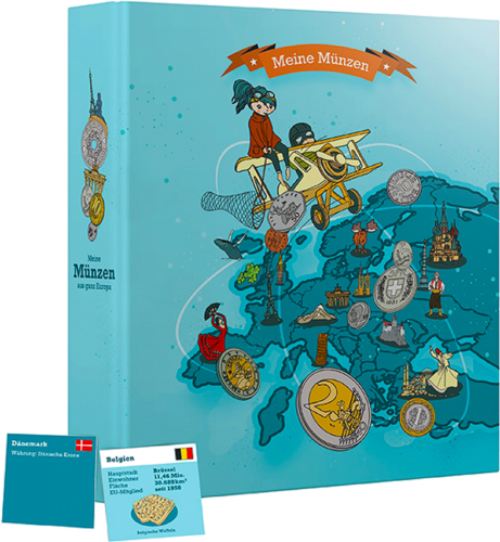 Иллюстрированный детcкий  альбом для монет Собирай - играй - учись (1)