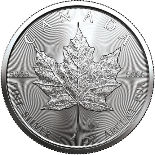 1 унция Сребърна монета Maple Leaf 2023 Elizabeth II Canada (1)