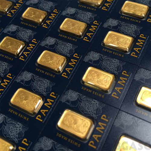 25 x 1 гр. Инвестиционни златни кюлчета Multigram Fortuna PAMP (4)