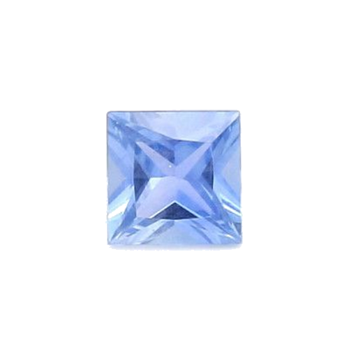 0.47 carat BLUE MODIFIEDBRILLIANT cut Square Safyras (1)