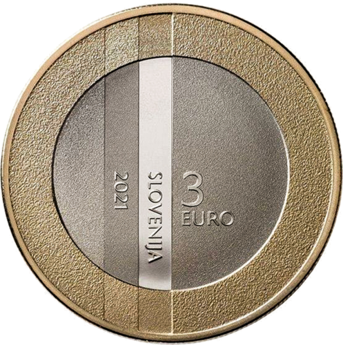 2021 Slovenia 30th Anniversary 3 euro coin (2)