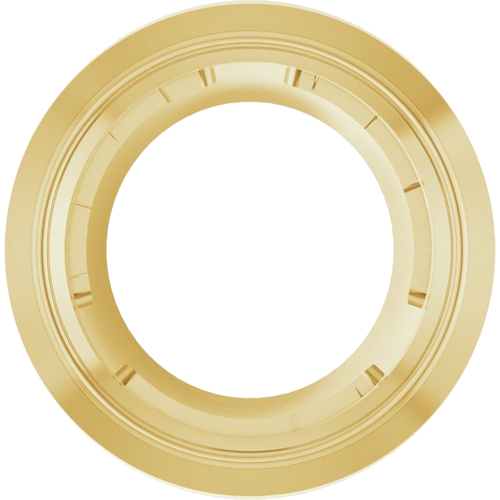 Pakabukas „Round Bezel-Set Slide“ 750 Geltonojo Aukso Round 5.2mm (1)