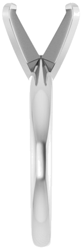 Sužadėtuvių Žiedas „Solitaire“ 585 Baltojo Aukso Round 9.3mm x 9.7mm (4)