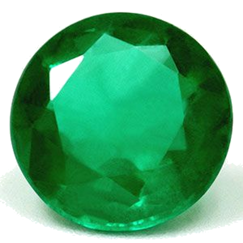 1.37 carat GREEN Round Smaragdas (1)