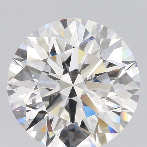 5.04 carat F-SI1 Excellent cut Natūralus Round Deimantas (1)